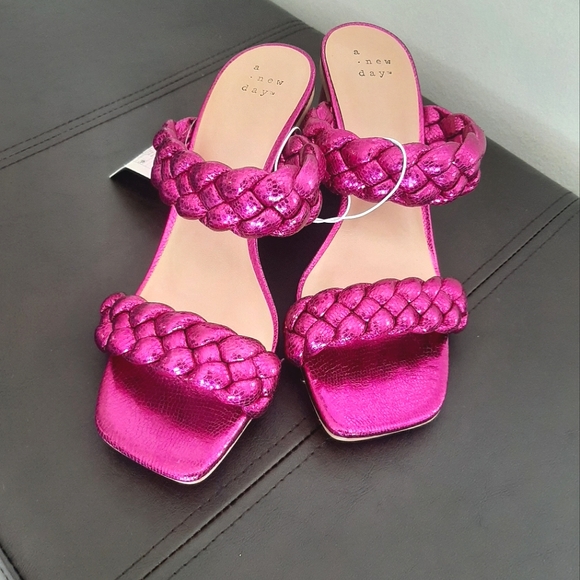 a new day Shoes Nwt Target Braided Mule Heels Poshmark